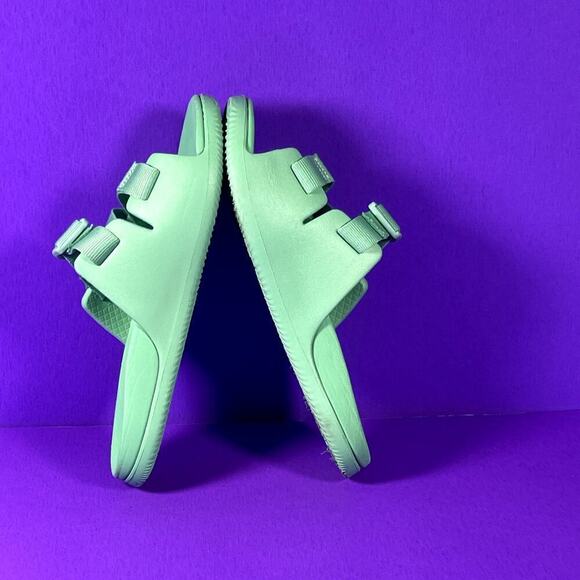 Chaco Chilos Slides-Jade-Kids Size 4 - Picture 6 of 8